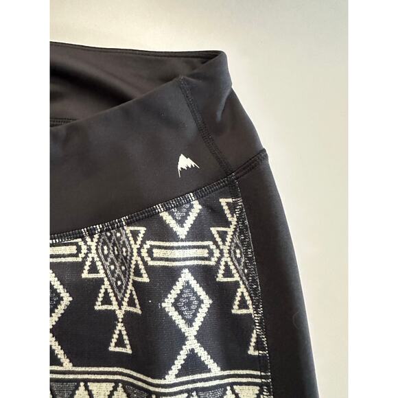 Burton Dryride Plasma Legging XL‎ Black & White Aztec Tribal Southwest Baselayer - Picture 9 of 11